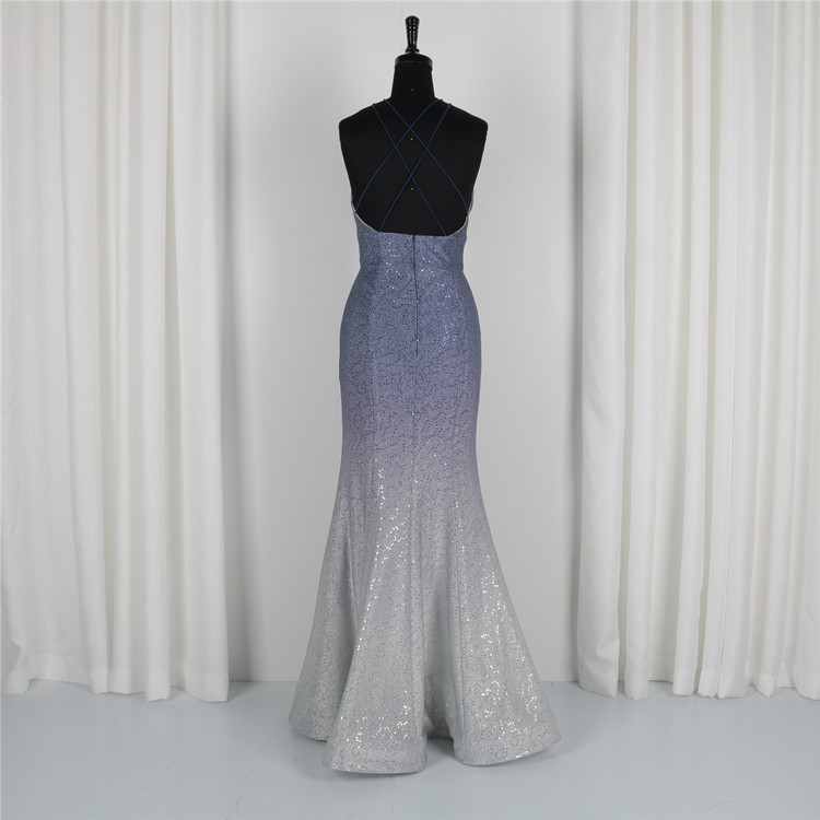 Ladies Vestido De Fiesta Ombre Women Mermaid Prom Evening Dress Party Dresses Long Evening Elegant Dress